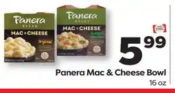 Weis Markets Panera Mac & Cheese Bowl offer