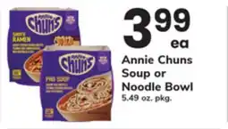 ACME Annie Chuns Soup or Noodle Bowl offer