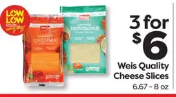 Weis Markets Weis Quality Cheese Slices offer