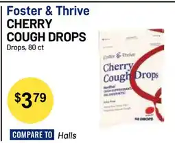 Health Mart Foster & Thrive CHERRY COUGH DROPS offer