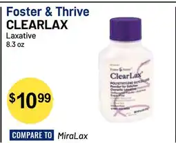 Health Mart Foster & Thrive CLEARLAX Laxative offer