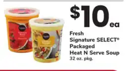 ACME Fresh Signature SELECT Packaged Heat N Serve Soup offer