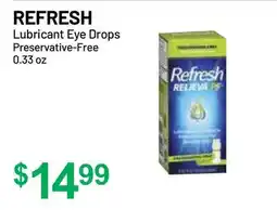 Health Mart REFRESH Lubricant Eye Drops offer