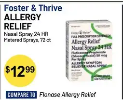 Health Mart Foster & Thrive ALLERGY RELIEF Nasal Spray 24 HR offer
