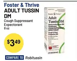 Health Mart Foster & Thrive ADULT TUSSIN DM offer