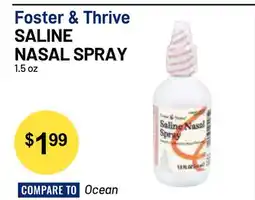 Health Mart Foster & Thrive SALINE NASAL SPRAY offer