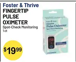 Health Mart Foster & Thrive FINGERTIP PULSE OXIMETER offer