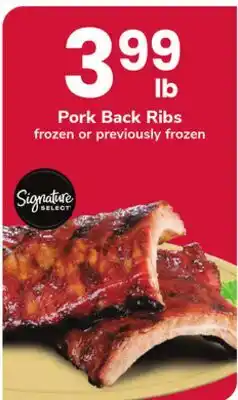 ACME Pork Back Ribs offer