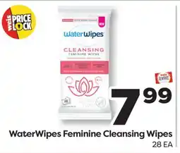 Weis Markets WaterWipes Feminine Cleansing Wipes offer