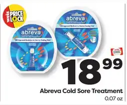Weis Markets Abreva Cold Sore Treatment offer