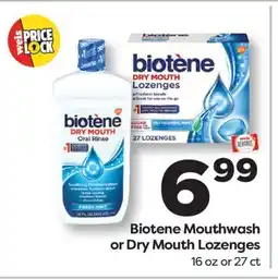 Weis Markets Biotène Mouthwash or Dry Mouth Lozenges offer