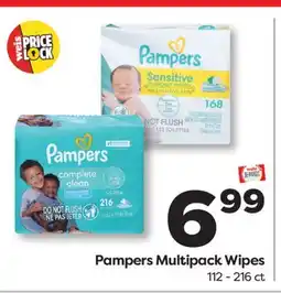 Weis Markets Pampers Multipack Wipes offer