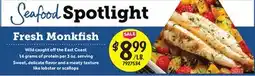 Stop&Shop Fresh Monkfish offer