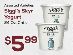 DeCicco & Sons Siggi's Skyr Yogurt offer