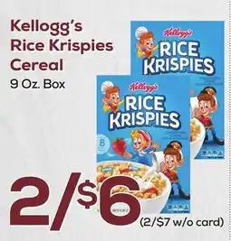 DeCicco & Sons Kellogg's Rice Krispies Cereal offer