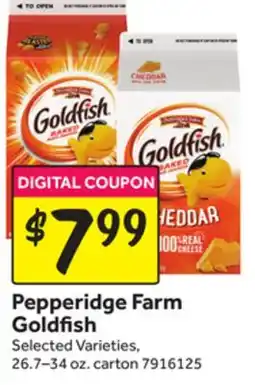 Stop&Shop Pepperidge Farm Goldfish offer