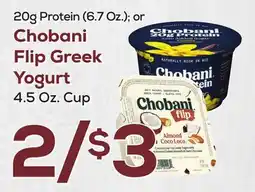 DeCicco & Sons Chobani Flip Greek Yogurt offer