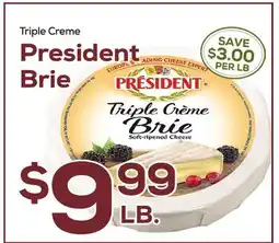 DeCicco & Sons Triple Creme President Brie offer