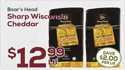 DeCicco & Sons Boar's Head Sharp Wisconsin Cheddar offer