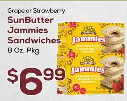 DeCicco & Sons Grape or Strawberry SunButter Jammies Sandwiches offer