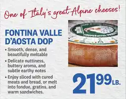 Kings Food Markets FONTINA VALLE D'AOSTA DOP offer