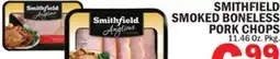 Bravo Supermarkets SMITHFIELD SMOKED BONELESS PORK CHOPS offer