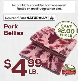 DeCicco & Sons Pork Bellies offer