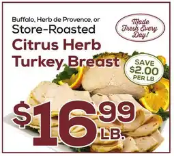 DeCicco & Sons Citrus Herb Turkey Breast offer