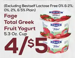 DeCicco & Sons Fage Total Greek Fruit Yogurt offer