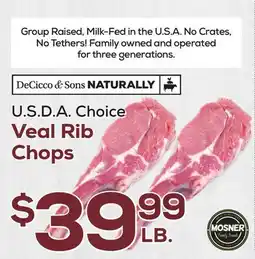 DeCicco & Sons DeCicco & Sons NATURALLY U.S.D.A. Choice Veal Rib Chops offer