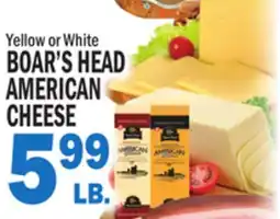 Bravo Supermarkets BOAR'S HEAD AMERICAN CHEESE offer