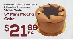 DeCicco & Sons Chocolate Cake w/ Mocha Filling & Chocolate Buttercream Store-Made 5 Mini Mocha Cake offer