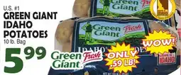 Bravo Supermarkets GREEN GIANT IDAHO POTATOES offer