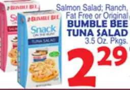 Bravo Supermarkets BUMBLE BEE TUNA SALAD offer