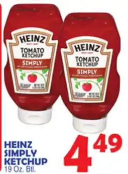 Bravo Supermarkets HEINZ SIMPLY KETCHUP offer