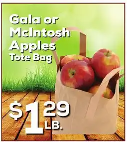DeCicco & Sons Gala or McIntosh Apples Tote Bag offer