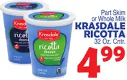 Bravo Supermarkets KRASDALE RICOTTA offer