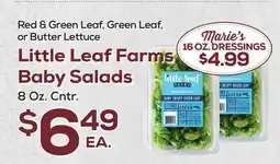 DeCicco & Sons Little Leaf Farms Baby Salads offer