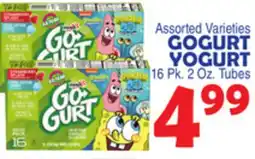 Bravo Supermarkets GOGURT YOGURT offer