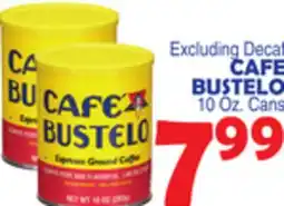 Bravo Supermarkets CAFE BUSTELO offer