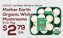 DeCicco & Sons Mother Earth Organic White Mushrooms offer