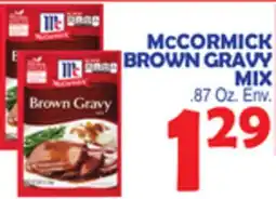 Bravo Supermarkets McCORMICK BROWN GRAVY MIX offer