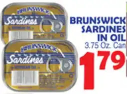 Bravo Supermarkets BRUNSWICK SARDINES IN OIL offer