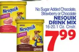 Bravo Supermarkets NESQUIK DRINK MIX offer