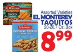 Bravo Supermarkets EL MONTEREY TAQUITOS offer