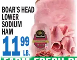 Bravo Supermarkets BOAR'S HEAD LOWER SODIUM HAM offer