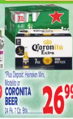 Bravo Supermarkets CORONITA BEER offer