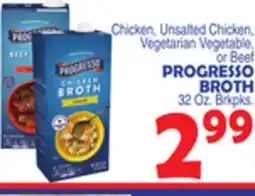 Bravo Supermarkets PROGRESSO BROTH offer