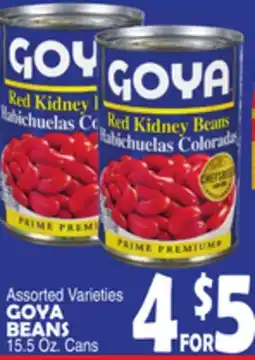 Bravo Supermarkets GOYA BEANS offer