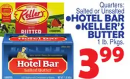 Bravo Supermarkets •HOTEL BAR •KELLER'S BUTTER offer